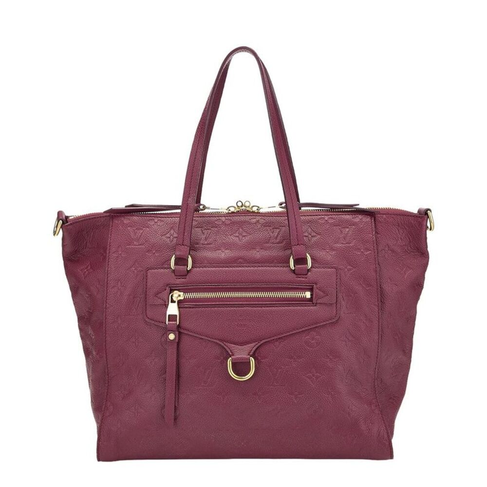 Louis Vuitton Burgundy Empreinte Lumineuse Pm (Authentic Pre-Loved)
